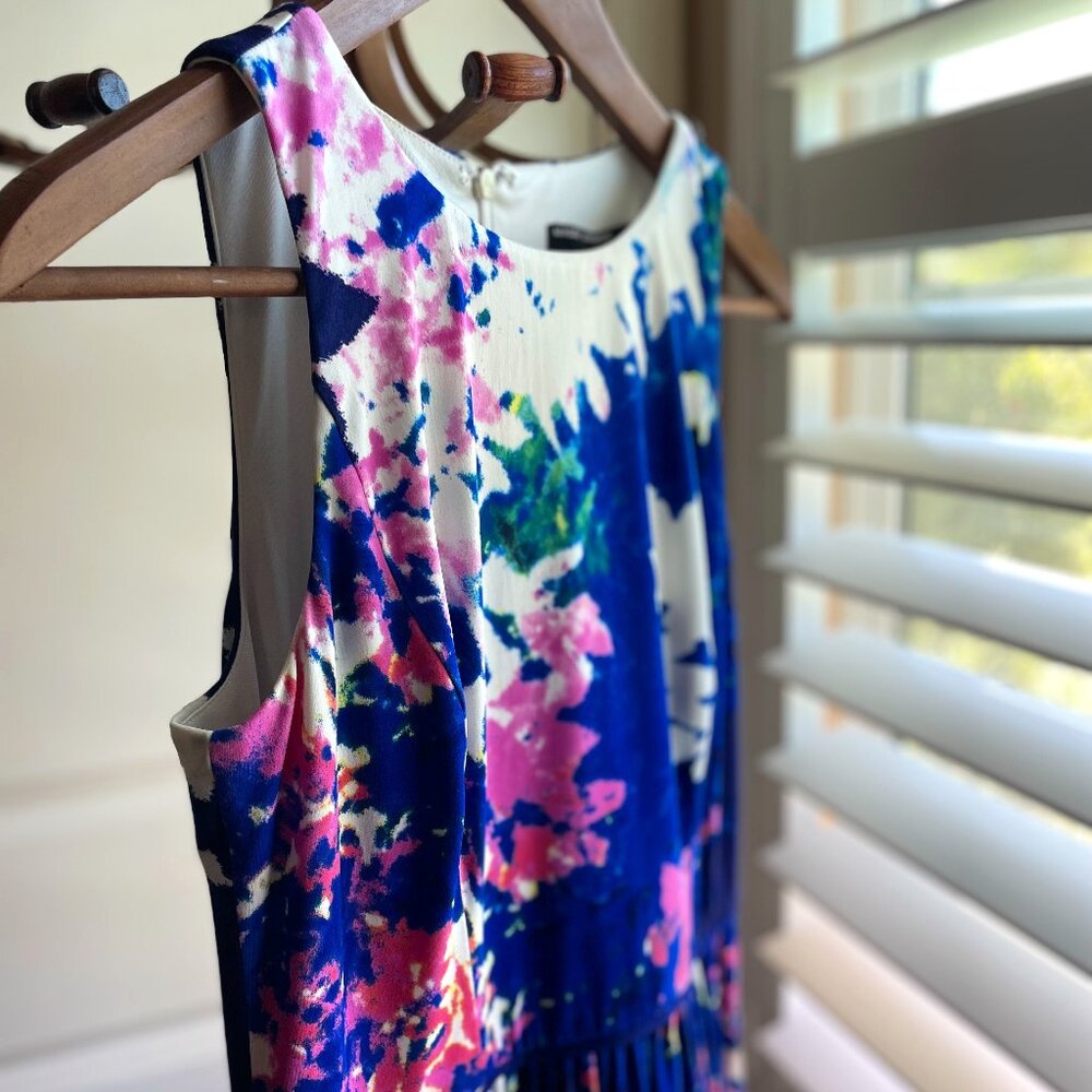 Maggy London | Sleeveless Floral Dress | Size 4